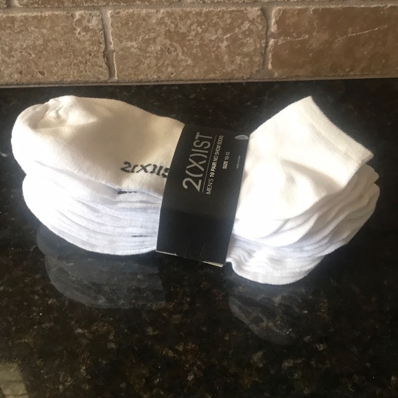 2(X)IST MENŚ 10 PAIR NO SHOW SOCKS SIZE 10-13 - Picture 10 of 12